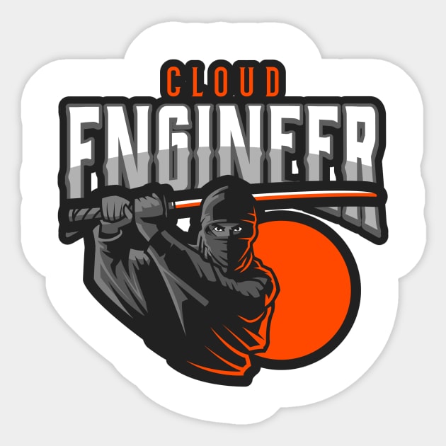 Motivated Cloud Engineer Sticker by ArtDesignDE